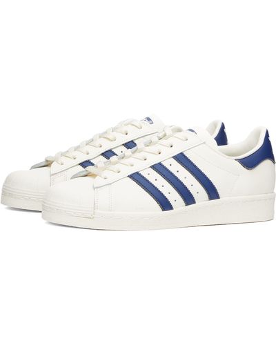 Adidas Superstar Blue Sneakers for Men - Up to 40% off | Lyst