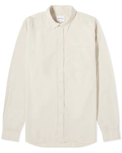 Norse Projects Anton Light Twill Button Down Shirt - White