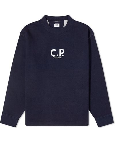 C.P. Company Fleece Sweatshirt - Blue