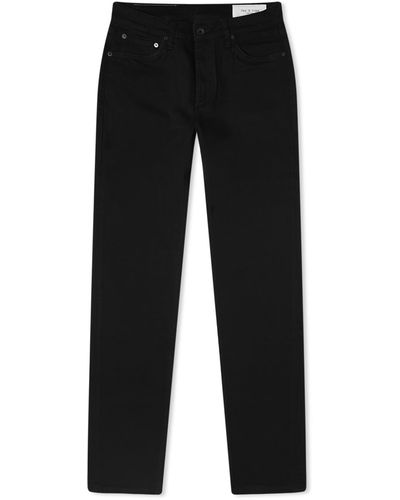 Rag & Bone Fit 3 Straight Jeans - Black