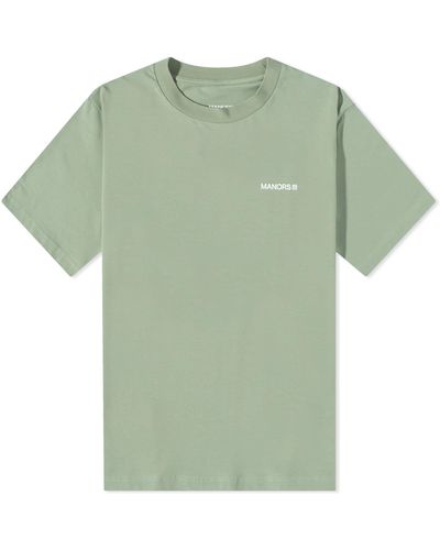 Manors Golf Logo T-Shirt - Green