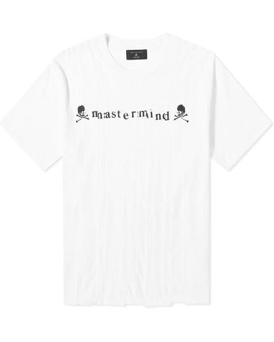 John Elliott X Mastermind Japan Shredded T-Shirt - White