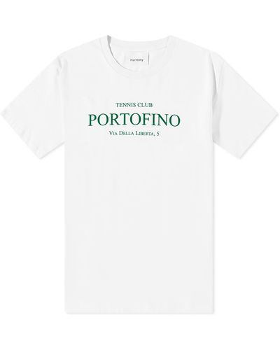 Harmony Portofino Tennis Club T-shirt - White
