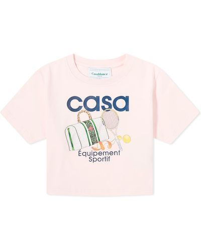 Casablancabrand Equipement Sportif Baby T-Shirt - Pink
