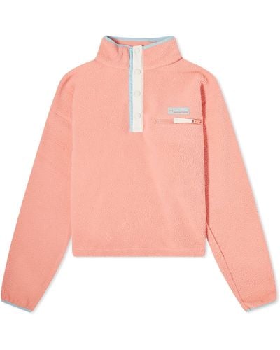 Columbia Helvetia Cropped Half Snap - Pink