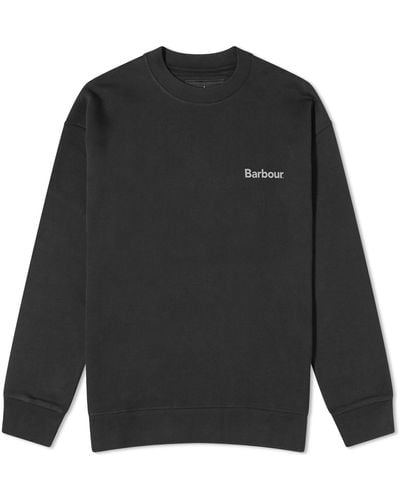 Barbour Os Nicholas Crew Sweatshirt - Black