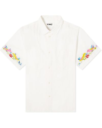 YMC Mitchum Short Sleeve Shirt - White