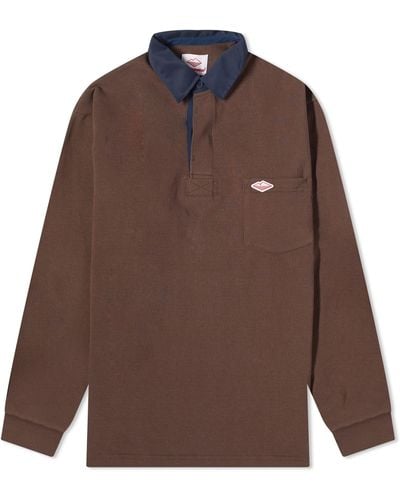 Battenwear Pocket Rugby Shirt - Brown