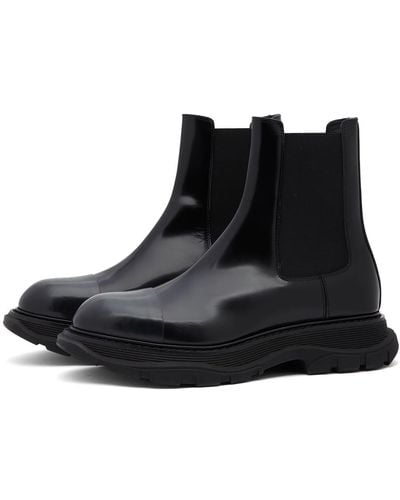 Alexander McQueen Tread Chelsea Boot - Black