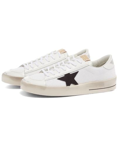 Golden Goose Stardan Leather Sneakers - White