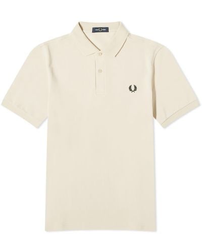 Fred Perry Plain Polo Shirt - Natural