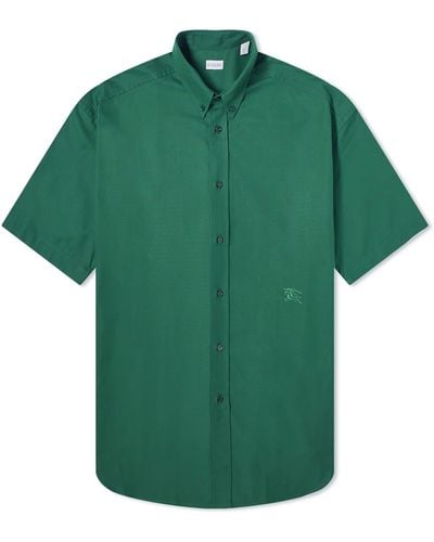 Burberry Ekd Logo Short Sleeve Shirt - Green