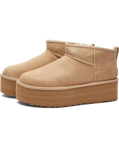 UGG Classic Ultra Mini Platform Boot - Natural