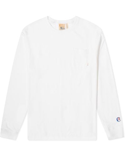 Champion Long Sleeve Pocket T-Shirt - White