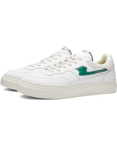 Stepney Workers Club Pearl S-Strike Leather Sneakers - White