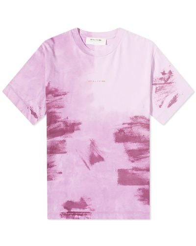 1017 ALYX 9SM End. X 'Neon' Treated Logo T-Shirt - Pink