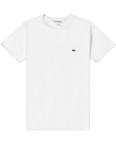 Lacoste Crew Neck Pima Cotton Jersey T-shirt White