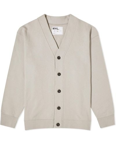 MHL by Margaret Howell School Cardigan - White