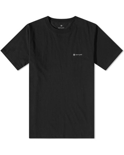 Snow Peak Logo T-Shirt - Black