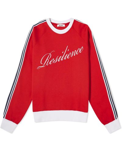 Wales Bonner Resilience Crew Sweat - Red