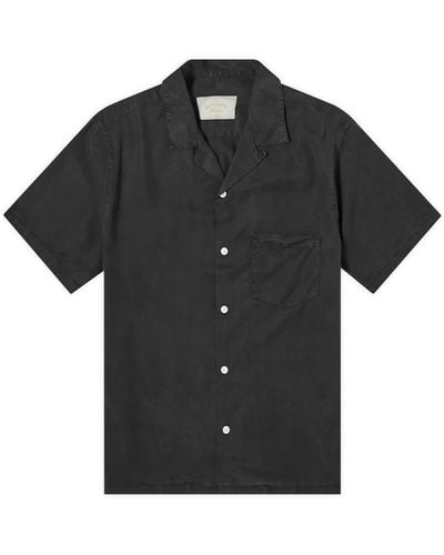 Portuguese Flannel Dogtown Vacation Shirt - Black