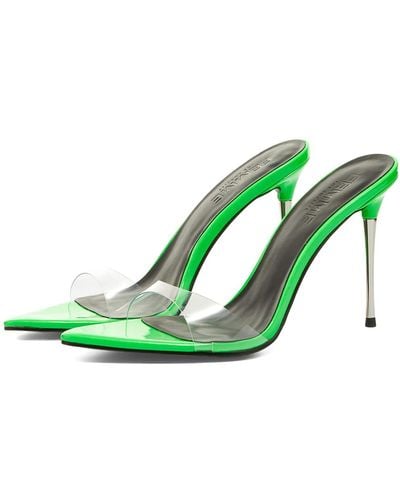 Femme LA Azucar Slip On Heel - Green