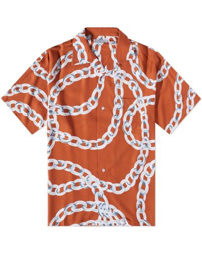 Flagstuff Chain Vacation Shirt - Red