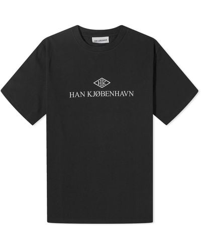 Han Kjobenhavn Hk Logo Boxy T-Shirt - Black