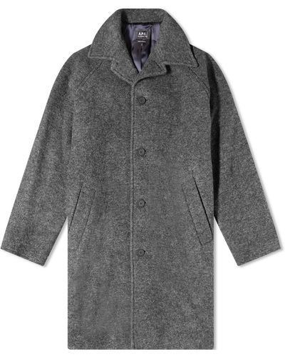A.P.C. Gaston Wool Overcoat - Grey