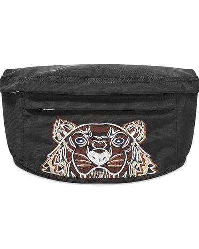 KENZO Tiger Crest Waist Bag - Black