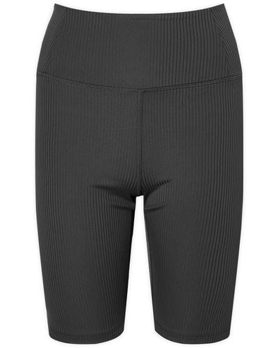 GIRLFRIEND COLLECTIVE Rib Bike Shorts - Grey