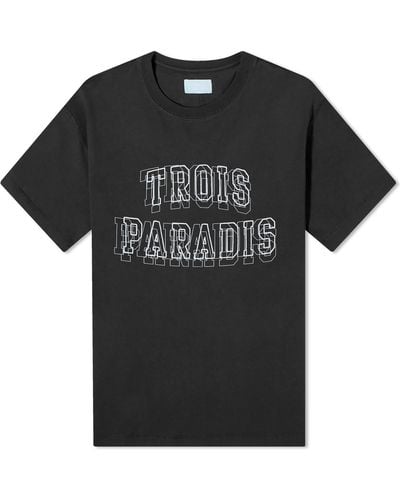 3.PARADIS Nc T-Shirt - Black