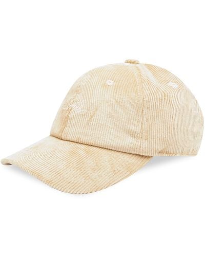Drole de Monsieur Presented By End. Embroidered Corduroy Cap - Natural