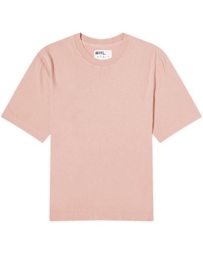 MHL by Margaret Howell Simple T-Shirt - Pink
