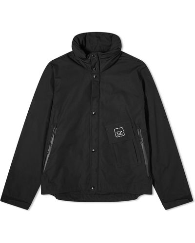 C.P. Company Metropolis Hyst Stand Collar Jacket - Black