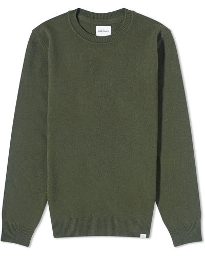 Norse Projects Sigfred Merino Lambswool Jumper - Green