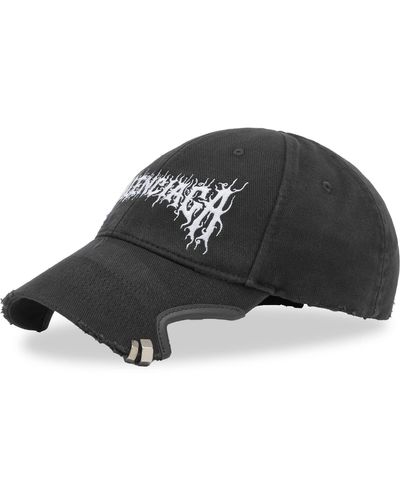 Balenciaga Metal Logo Cap - Black