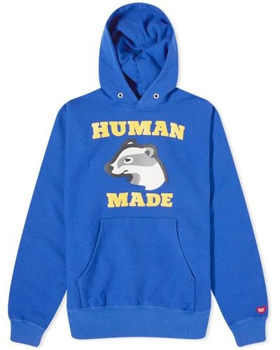 Human Made Badger Hoodie - Blue