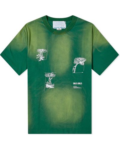 JUNGLES JUNGLES Hard Times Never Last T-Shirt - Green