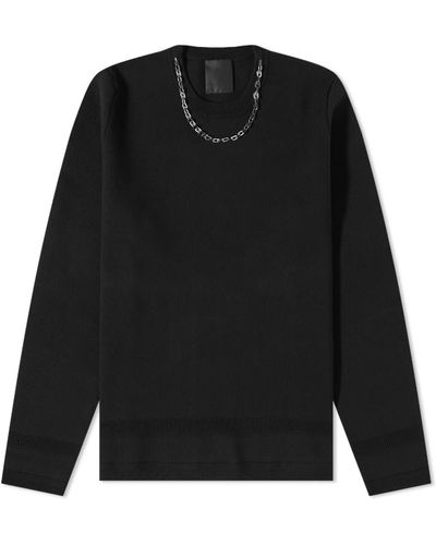 Givenchy 4g Chain Crew Knit - Black