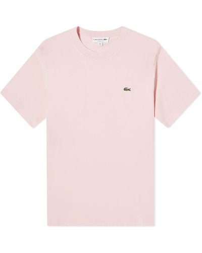 Lacoste Classic Cotton T-Shirt - Pink