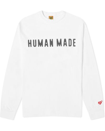 Human Made Arch Logo Long Sleeve T-shirt - White