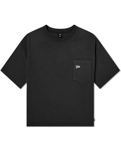 PATTA Boxy Pocket T-Shirt - Black