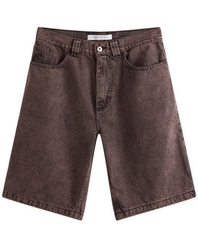 POLAR SKATE Big Boy Shorts - Brown