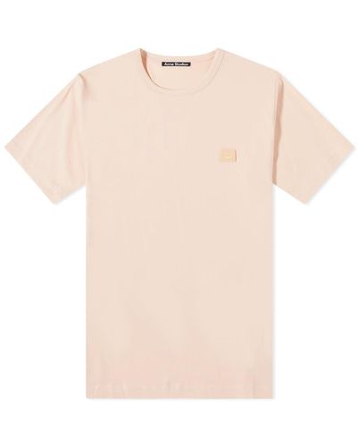 Acne Studios Nash Face T-Shirt - Pink
