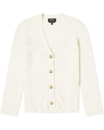 A.P.C. Grace Cardigan - White