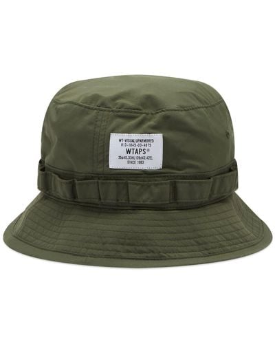 WTAPS 12 Ripstop Nylon Bucket Hat - Green