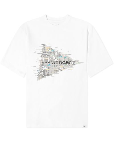 and wander Noizy Logo T-Shirt - White