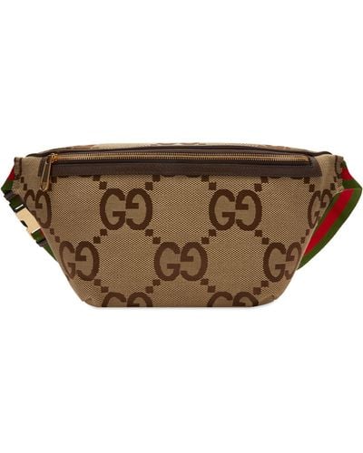 Gucci Gg Jumbo Waist Bag - Natural