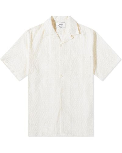 Portuguese Flannel Folc Vacation Shirt - White